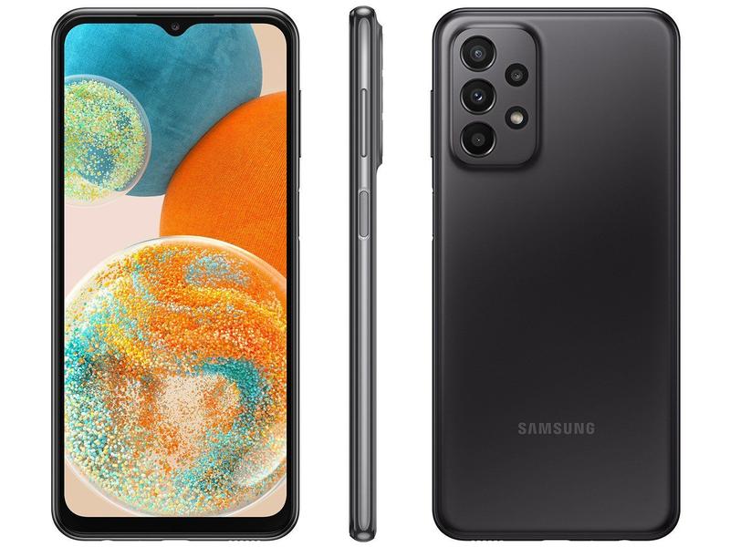 Smartphone Samsung Galaxy A23 128GB Preto 5G Octa-Core 4GB RAM 6,6